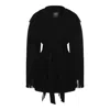 Balenciaga Black Wool Casual Jacket In Black