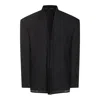 BALENCIAGA BALENCIAGA BLACK COTTON BLAZER