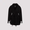Balenciaga Black Wool Casual Jacket In Black