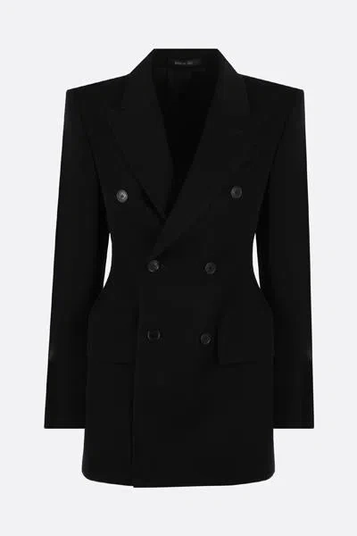 Balenciaga Women Double-breasted Coat In Black