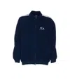 Balenciaga Loop Sports Icon Zip-up Track Jacket In Blue