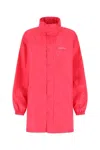 Balenciaga Fuchsia Oversized Field Jacket In Pink