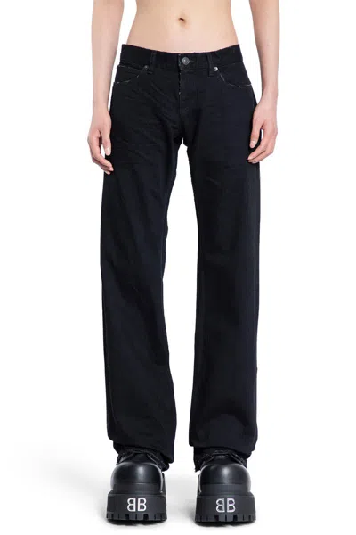 Balenciaga Men Jeans In Black