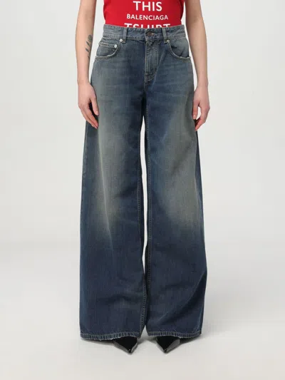 BALENCIAGA JEANS BALENCIAGA WOMAN COLOR BLUE,G85886009
