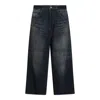 Balenciaga Blue Cotton Jeans In Blue