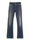 Balenciaga Women Straight-leg Denim Jeans In Light Wash