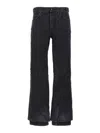 Balenciaga 'alpine' Denim Trousers With Front And Back Pockets In Black