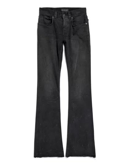Balenciaga Women`s Slim Fit Bootcut Pants In Black/green/red
