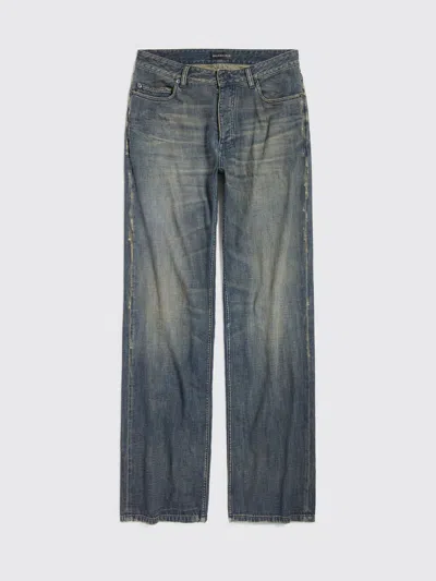 Balenciaga Jeans Men  In Blue