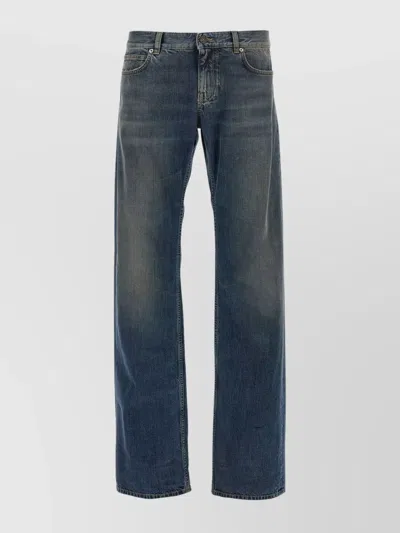 Balenciaga Jeans Waist Loops Faded Effect Pockets