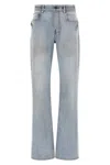 Balenciaga Urban Denim Trousers Five-pocket Design In Blue