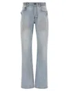 Balenciaga Urban Denim Trousers Five-pocket Design In Blue