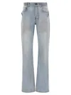 Balenciaga Urban Denim Trousers Five-pocket Design In Blue