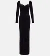Balenciaga Jersey Gown In Black