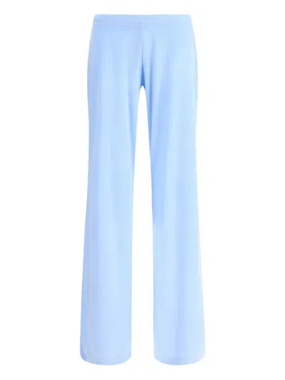 Balenciaga Jersey Sweatpants In Blue
