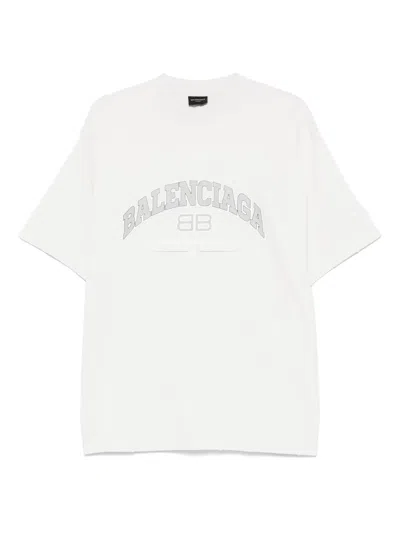 Balenciaga Klassisches T-shirt In Gray