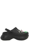 Balenciaga Black Crocs Jibbitz Clogs In Black