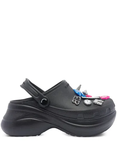 Balenciaga Black Crocs Jibbitz