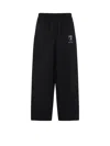 Balenciaga Men Jogger Nylon Trousers In Black