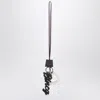 Balenciaga Keychain Charm Heart Le City Burgundy/white In Burgundy
