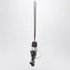 Balenciaga Keychain Charm Heart Le City Burgundy/white