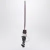 Balenciaga Keychain Charm Heart Le City Burgundy/white In Red