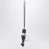 Balenciaga Keychain Charm Heart Le City Burgundy/white In Red