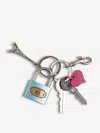 Balenciaga Padlock Metal Keyring