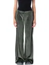 Balenciaga Bistretch Velvet Sweatpants In Gray