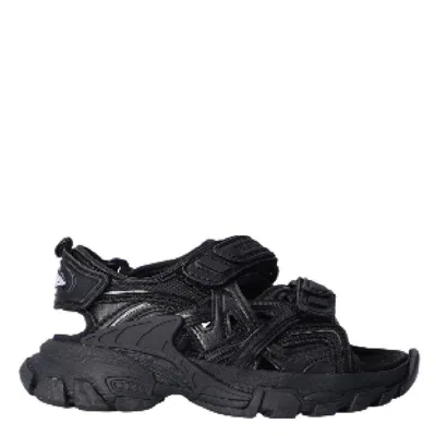 Balenciaga Kids Track Sandals In Black