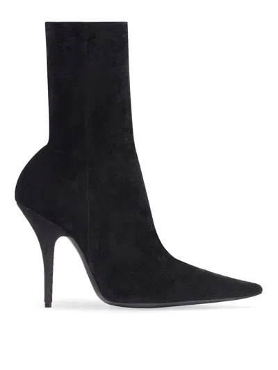 Balenciaga Anatomic 95 Ankle Boots In Black