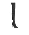 Balenciaga Knife Jersey Over-the-knee Pumps In Black