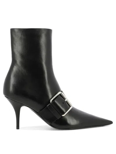 Balenciaga "knife 80" Ankle Boots In Black
