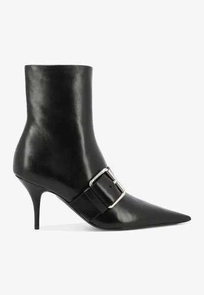 BALENCIAGA KNIFE 80 POINTED ANKLE BOOTS