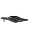 Balenciaga Black Knife Bow 40mm Mules In Black