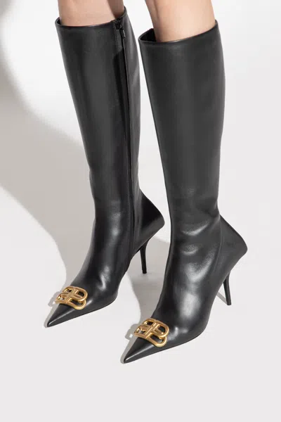 Balenciaga Flex Bb Boot In Black