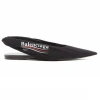 Balenciaga Knife Pointed Ballet Shoes In Black