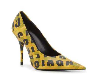 Balenciaga Knife Pump In Gold