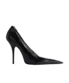 Balenciaga Knife Shoe Clutch Bag In Black