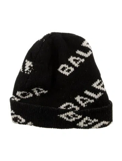 Pre-owned Balenciaga Knit Beanie In Black