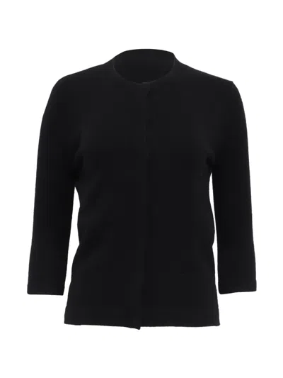 Pre-owned Balenciaga Knit Cardigan In Black