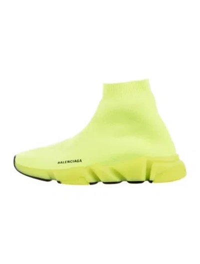Pre-owned Balenciaga Kids' Knit Shoes In Green