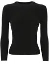 Balenciaga Black Sweater With All-over Bb Motif In Open Knit Wool Woman In Black