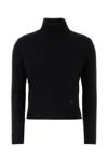 Balenciaga Women's Wool Blend Sweater In Black