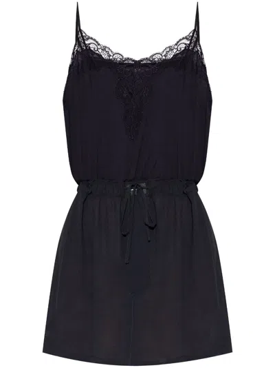 Balenciaga Lace Dress In Black