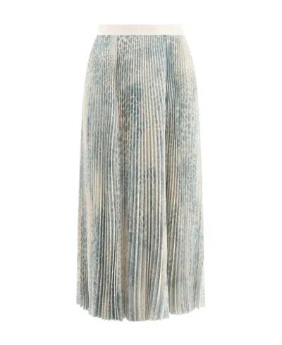 BALENCIAGA BALENCIAGA ELASTIC WAIST PLEATED MIDI SKIRT