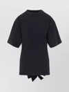 Balenciaga Lace Up Back Bow Detail T-shirt