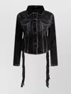 Balenciaga Denim Jacket With Laces