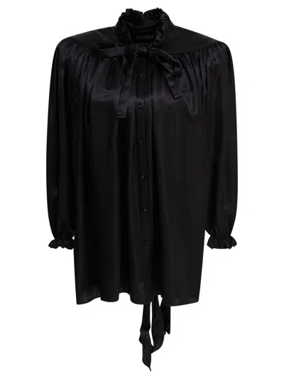 Balenciaga Lace-up Blouse
