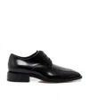 Balenciaga Lace Up Business Dress Shoes In Black